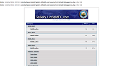 Desktop Screenshot of gallery.linfieldfc.com