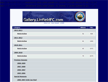 Tablet Screenshot of gallery.linfieldfc.com