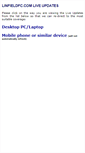 Mobile Screenshot of live.linfieldfc.com